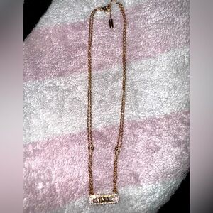 Necklace sith square charm design woman